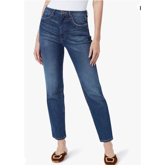 Sam Edelman Women's 00/24 High Rise Slim‎ Straight Jeans Five Pocket Designer - Picture 1 of 13